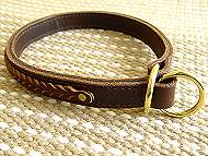 Gorgeous Wide 2 Ply Leather Choke Dog Collar - Fashion Exclusive-Dog Supplies