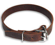 Best economic solution leather dog collar for all breeds-Dog Supplies